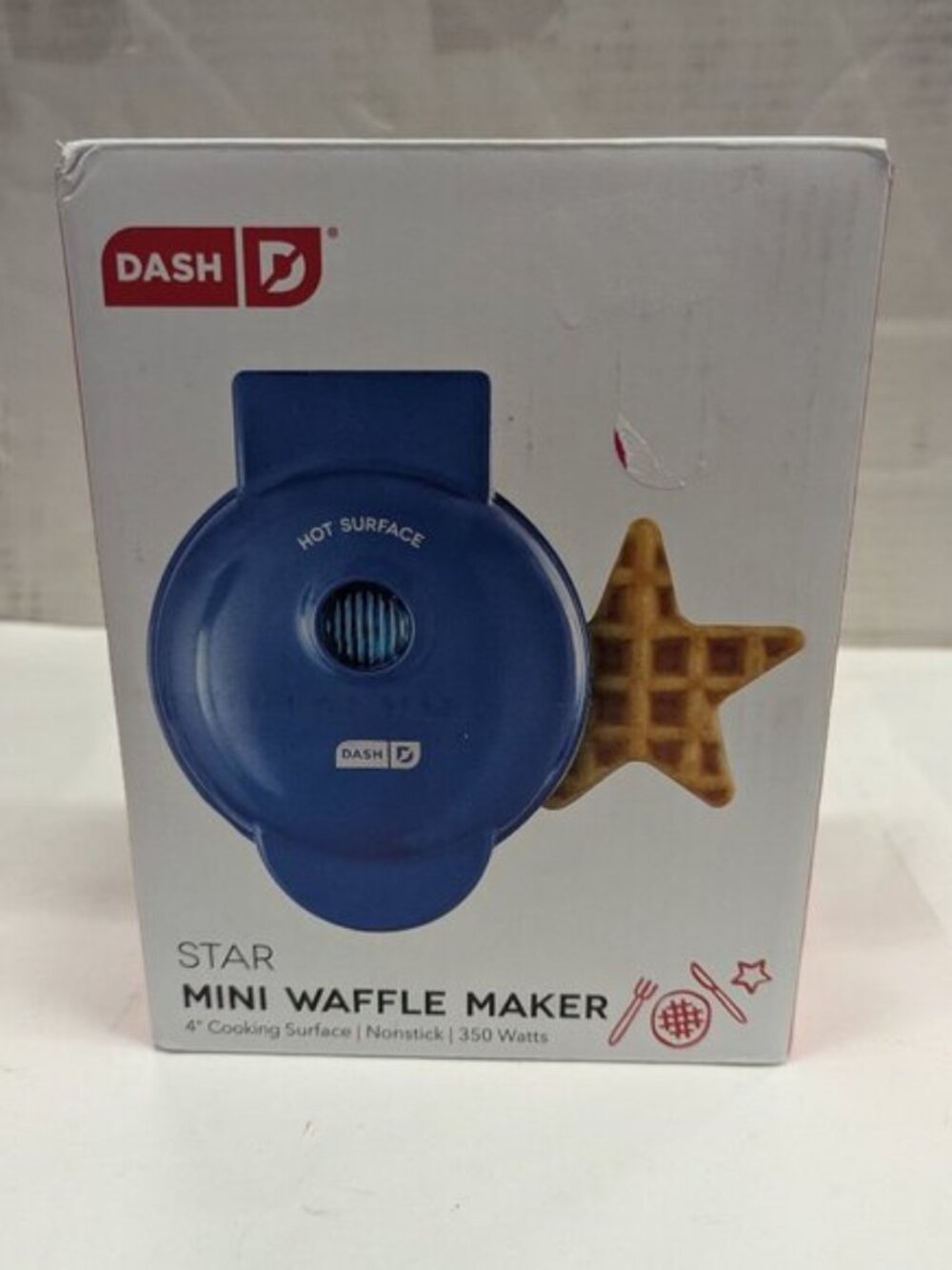 Dash Star Mini Waffle Maker in Navy Blue (NEW)